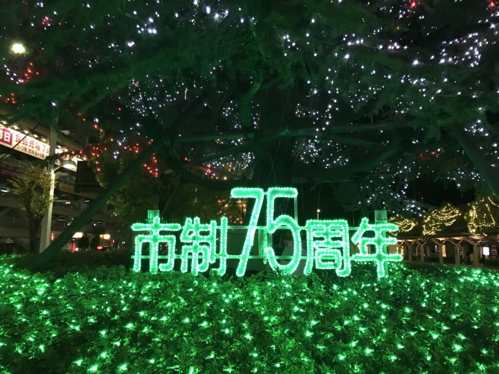 2017-12-01 坂出駅イルミネーション