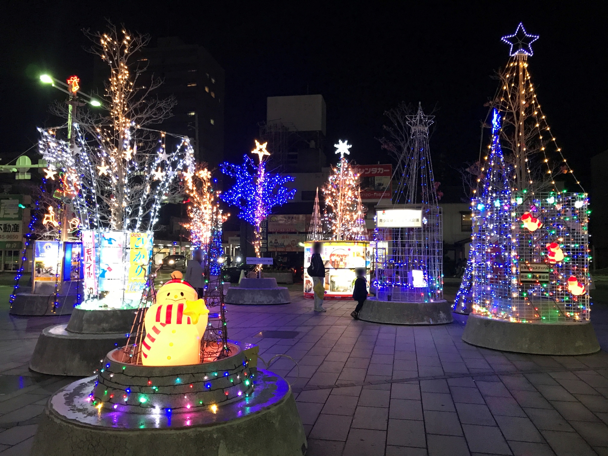 坂出駅前のイルミネーション 17 を見に行ってきました ゆり子飯