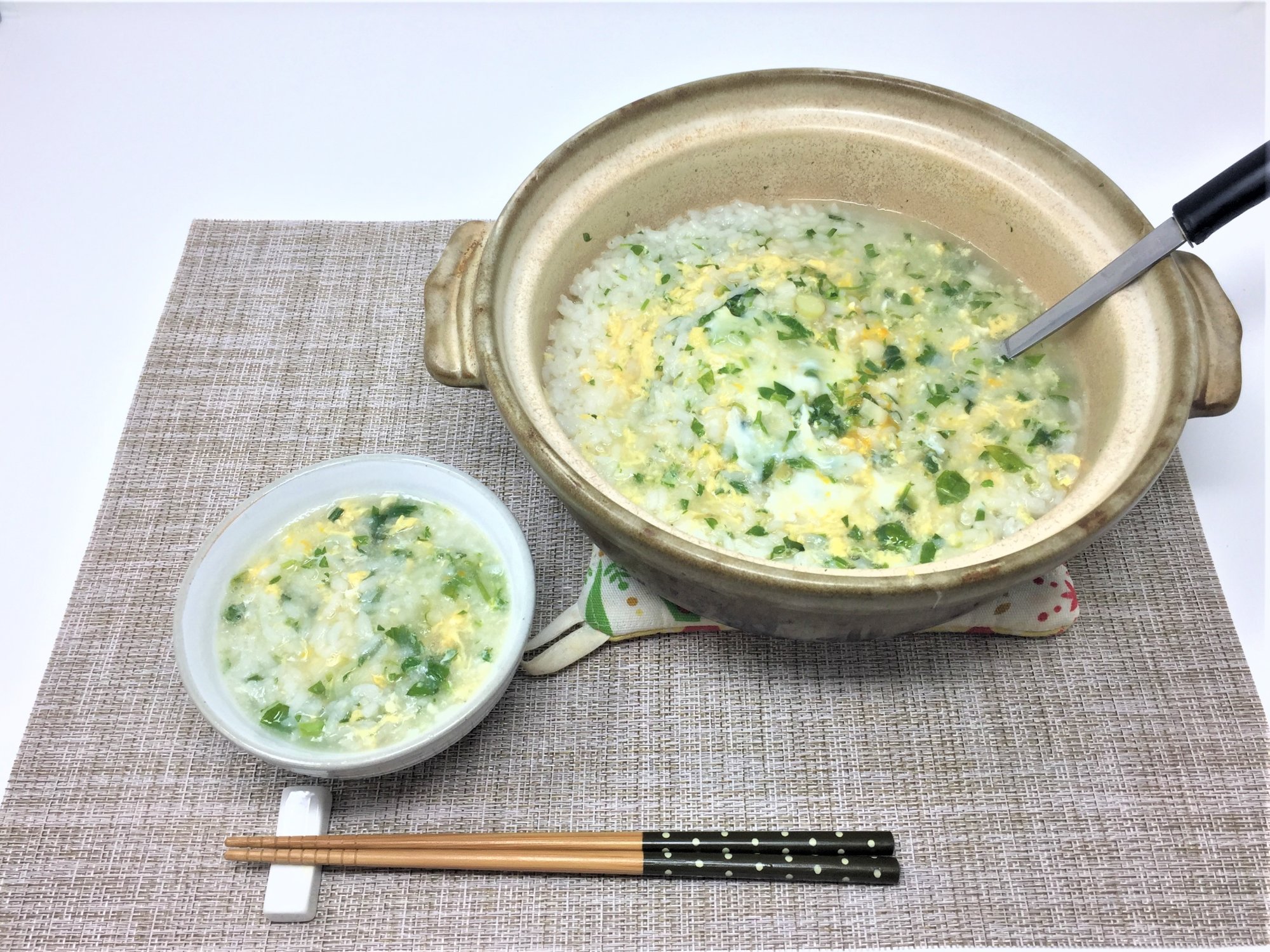 七草雑炊のレシピ ゆり子飯