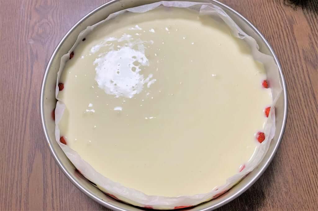 2018-12-20いちごのレアチーズケーキ