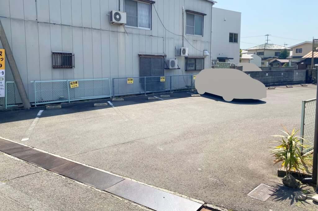 駐車場_松乃家生麺_2021-04-20